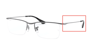 Branches originales Ray-Ban RB6370 vue, couleur 2502 · Gunmetal