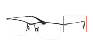 Branches originales Ray-Ban RB6370 vue, couleur 2509 · Noir brillant