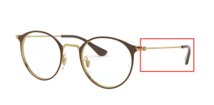 Branches originales Ray-Ban RB6378 vue, couleur 2905 · Or/marron brillant