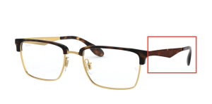 Branches originales Ray-Ban RB6397 vue, couleur 2933 · Or
