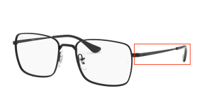Branches originales Ray-Ban RB6437 vue, couleur 2509 · Noir brillant