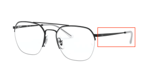 Branches originales Ray-Ban RB6444 vue, couleur 2509 · Noir brillant
