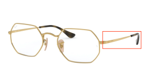 Branches originales Ray-Ban RB6456 vue, couleur 2500 · Arista