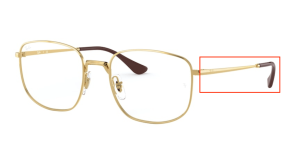 Branches originales Ray-Ban RB6457, couleur 2500 · Arista