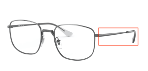 Branches originales Ray-Ban RB6457, couleur 3095 · Sand gris