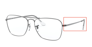 Branches originales Ray-Ban RB6536 vue, couleur 2502 · Gunmetal