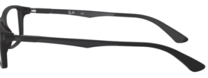 Branches originales Ray-Ban RB7017 vue, couleur 5196 · Noir mat