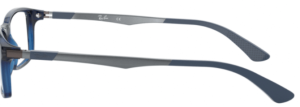 Branches originales Ray-Ban RB7017 vue, couleur 5752 · Trasparent bleu