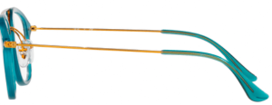 Branches originales Ray-Ban RB7098 vue, couleur 5632 · Tuquoise