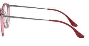 Branches originales Ray-Ban RB7140 Eyeglasses, couleur 5970 · Supérieur bordeaux sur trasp rouge