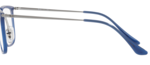 Branches originales Ray-Ban RB7140 Eyeglasses, couleur 5972 · Supérieur bleu sur trasp bleu