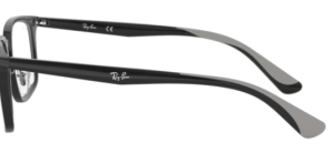 Branches originales Ray-Ban RB7148 vue, couleur 2000 · Noir brillant