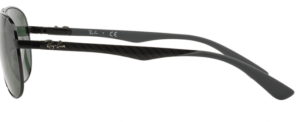 Branches originales Ray-Ban RB8313 Carbon Fibre, couleur 002 · Noir