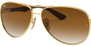 Verres originaux Ray-Ban RB8313 Carbon Fibre, couleur 51 · Marron clair dégradé · plastique