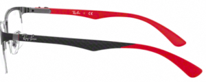 Branches originales Ray-Ban RB8411, couleur 2509 · Noir brillant