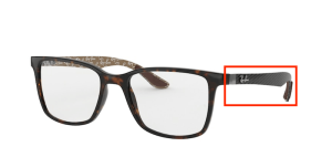 Branches originales Ray-Ban RB8905 vue, couleur 5846 · Havane