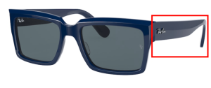 Branches originales Ray-Ban RB2191 Inverness, couleur 1321 · Bleu