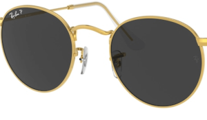 Verres originaux Ray-Ban RB3447 Round Metal, couleur 48 · Noir polarisé
