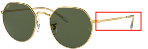 Branches originales Ray-Ban RB3565 Jack, couleur 9196 · Legend or