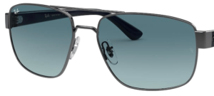 Verres originaux Ray-Ban RB3663, couleur 3M · Bleu dégradé