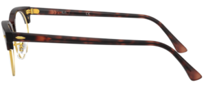 Branches originales Ray-Ban RB3946 Clubmaster Oval, couleur 8058 · Mock écaille
