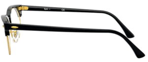 Branches originales Ray-Ban RB3946 Clubmaster Oval, couleur 8057 · Noir