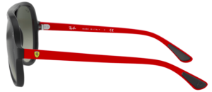 Branches originales Ray-Ban RB4125M, couleur F644 · Noir