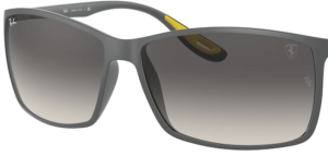 Verres originaux Ray-Ban RB4179 Liteforce, couleur 11 · Gris dégradé · plastique