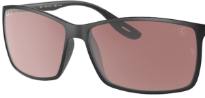 Verres originaux Ray-Ban RB4179 Liteforce, couleur H2 · Miroir argent chromance polarisé · plastique