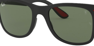 Verres originaux Ray-Ban RB4195M, couleur 71 · Vert · plastique