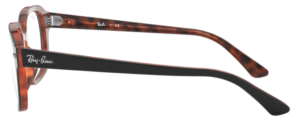 Branches originales Ray-Ban RB5382, couleur 5909 · Supérieur gris sur havane