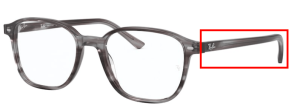 Branches originales Ray-Ban RB5393, couleur 8055 · Rayé gris
