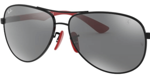 Verres originaux Ray-Ban RB8313M, couleur 6G · Miroir gris total · plastique