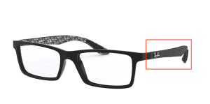 Branches originales Ray-Ban RB8901, couleur 5843 · Noir