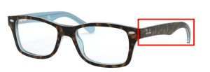 Branches originales Ray-Ban RB1531 Junior Round, couleur 3701 · Havane sur havane bleu