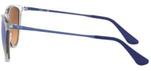 Branches originales Ray-Ban RB9547S Junior Erika, couleur 7029 · Transparent
