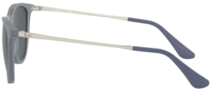 Branches originales Ray-Ban RB9547S Junior Erika, couleur 7058 · Rubber transparent gris