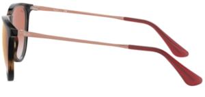 Branches originales Ray-Ban RB9547S Junior Erika, couleur 7047 · Havane