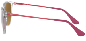 Branches originales Ray-Ban RB9547S Junior Erika, couleur 7032 · Transparent