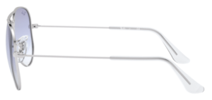 Branches originales Ray-Ban RB9506S Junior Aviator, couleur 276 · Bleu clair sur argent