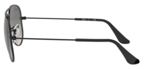 Branches originales Ray-Ban RB9506S Junior Aviator, couleur 220 · Noir