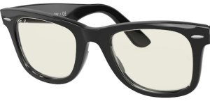 Verres originaux Ray-Ban RB2140 Wayfarer, couleur 5F · Gris photochromique