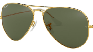 Verres originaux Ray-Ban RB8307, couleur 58 · Vert foncé