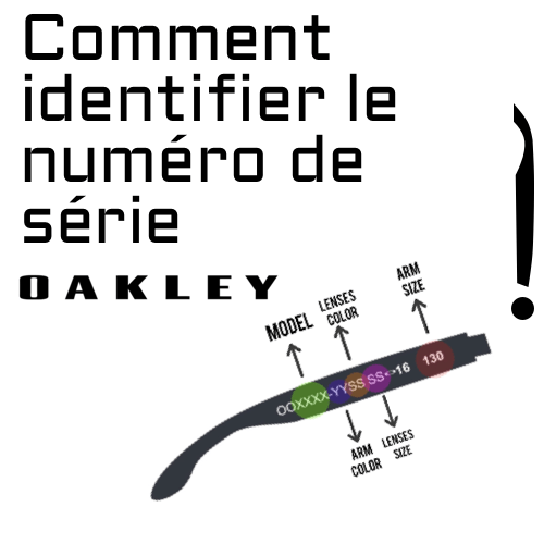 Comment puis-je identifier mon numéro de série Oakley ?