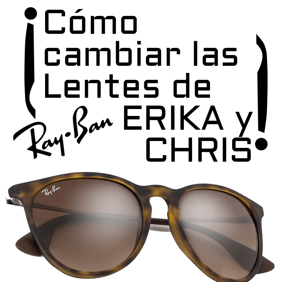 Comment changer les verres de votre Ray-Ban Erika (RB4171) et Ray-Ban Chris (RB4187)?