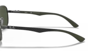 Branches originales Ray-Ban RB8313 Carbon Fibre, couleur 004/N5 · Gunmetal