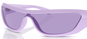 Verres originaux Ray-Ban RB4431 Xan, couleur 1A · Violet · plastique