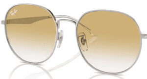Verres originaux Ray-Ban RB3727D, couleur 2Q · Jaune dégradé · plastique