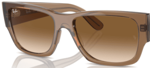 Verres originaux Ray-Ban RB0947S Carlos, couleur 51 · Marron clair dégradé