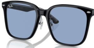 Verres originaux Ray-Ban RB2206D, couleur 72 · Bleu clair · plastique